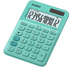 Calcolatrice da tavolo MS-20UC - 12 cifre - verde - Casio