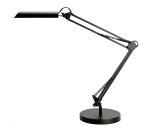 Lampada da tavolo Swingo - a led - con base e morsetto - 44 x 34,5 x 13,5 cm - 10 W - nero - Unilux