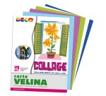 Carta velina - 50 x 76 cm - 20 gr - 5 colori freddi - Deco - busta 25 fogli