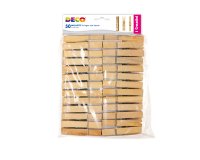 Molletta in legno - 72 x 10 mm - DECO - busta 50 pezzi