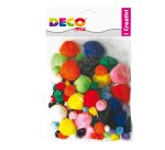 Pompon - colori assortiti - Deco - busta 40 pezzi