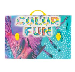 Valigetta Polionda Color - 36,5x56,5cm - dorso 5,5cm - fantasie assortite - Favorit