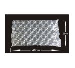 Film cuscino a bolle WiRoll - per macchina Wi1000 - 40 x 29 cm - lunghezza film 300 m - Titanium