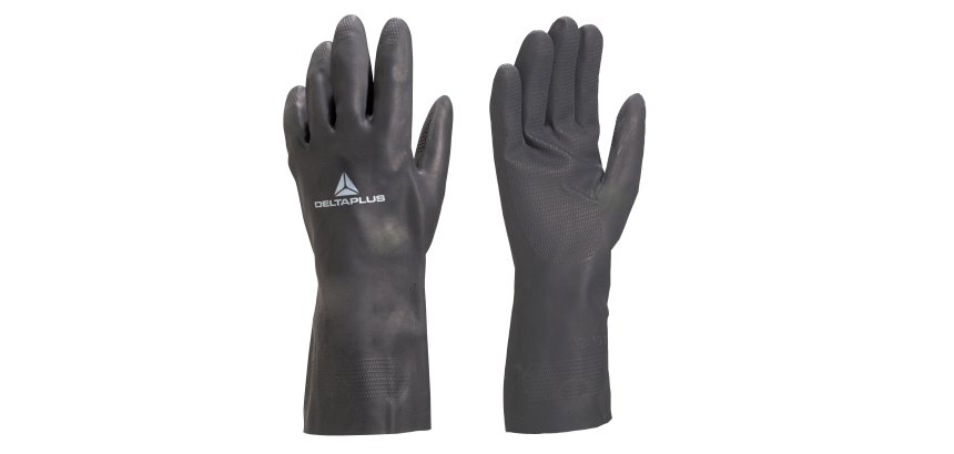 Guanti per protezione chimica Deltaplus VE509 in neoprene floccato