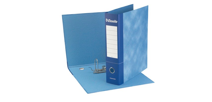 Registratore Essentials G72 - dorso 5 cm - commerciale 23 x 30 cm - blu - Esselte