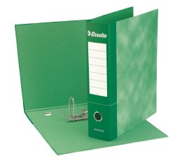 Registratore Essentials G72 - dorso 5 cm - commerciale 23x30 cm - verde - Esselte