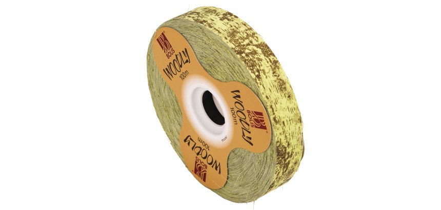 Rotolo nastro Woodly - corteccia/verde chiaro - 24mm x 100mt - Bolis