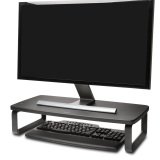 KENSINGTON Supporto ergonomico per monitor SmartFit® Wide, Base ampia, per monitor fino a 27”, nero