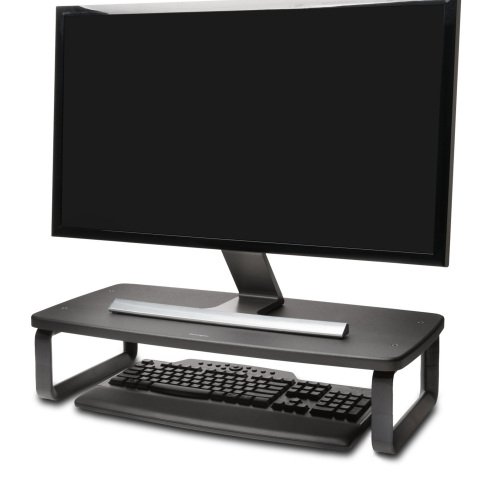 KENSINGTON Supporto ergonomico per monitor SmartFit® Wide, Base ampia, per monitor fino a 27”, nero