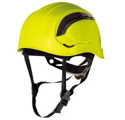 Elmetto ventilato da cantiere Deltaplus Granite Wind, giallo fluo