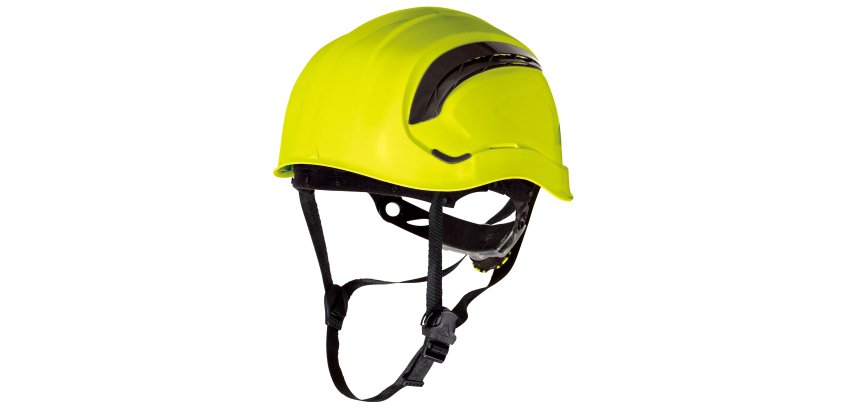 Elmetto ventilato da cantiere Deltaplus Granite Wind, giallo fluo