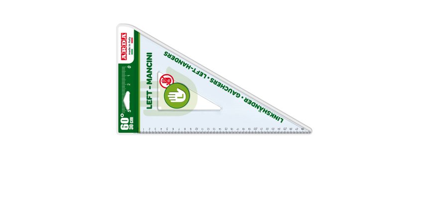 Squadra per Mancini - 60gradi - 30cm - Arda