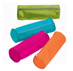 Astuccio Tombolino con cerniera - 22x8xØ8cm - colori assortiti - Pagna