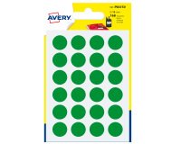 Avery PSA15V self-adhesive label Circle Permanent Green 168 pc(s)