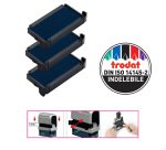 Tampone di ricambio 6/4911 - blu - Trodat - conf. 3 pezzi