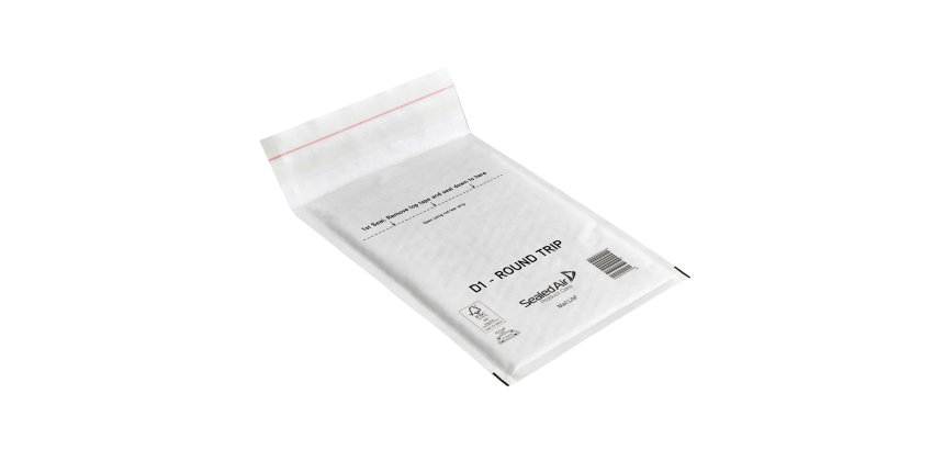 Busta imbottita Mail Lite® Round Trip - andata/ritorno - LL (23 x 33 cm) - Sealed Air® - conf. 50 pezzi