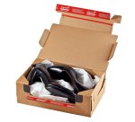 Scatola Return Box CP 069 - S - 28,2 x 19,1 x 9 cm - cartone - avana - ColomPac