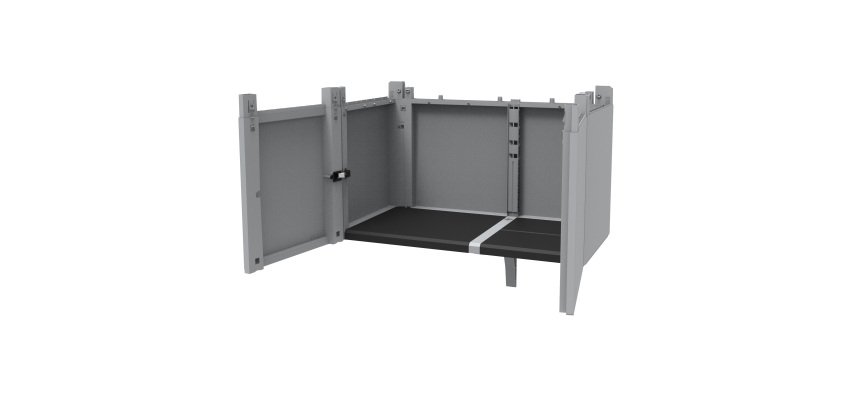 Kit Transforming Extension - per armadi Modular - 78 x 43,6 x 41,4 cm - PPL - grigio - Terry