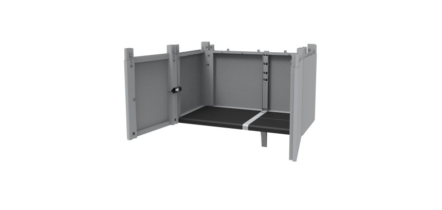 Kit Transforming Extension - per armadi Modular - 78 x 43,6 x 41,4 cm - PPL - grigio - Terry