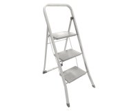 Scaletta Dalì - 3 gradini - acciaio verniciato - grigio - Marchetti