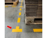 Adesivo da terra - "forma a T" - 10 x 15 cm - Durable - conf. 10 pezzi