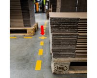 Adesivo da terra - "croce" - 15 x 15 cm - Durable - conf. 10 pezzi