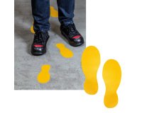 Adesivo da terra - "orme" - 9 x 24 cm - Durable - conf. 5 paia