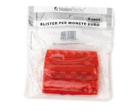 Portamonete - PVC - 5 cent - rosso - HolenBecky - blister 20 pezzi