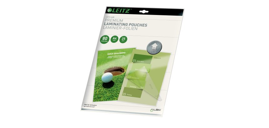 Pouches iLAM UDT - plastificazione a caldo - A4 - 216x303 mm - 2x80 micron - Leitz - scatola 25 pezzi