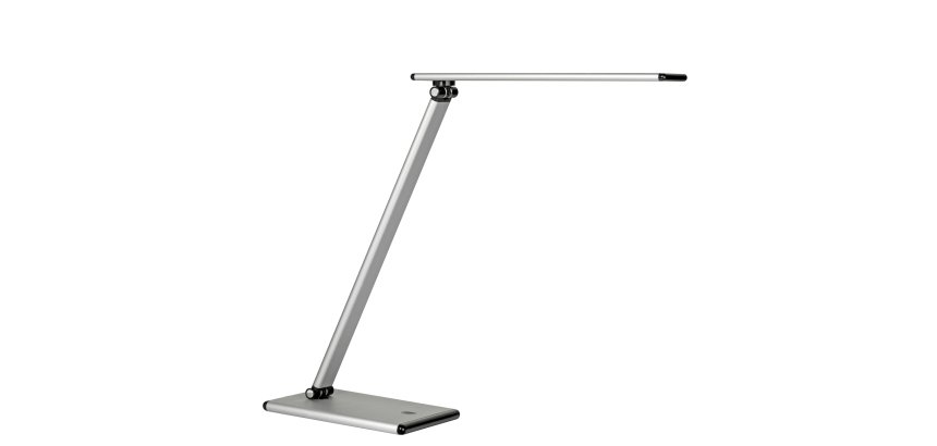 Lampada da tavolo Terra - a led - 5 W - silver - Unilux