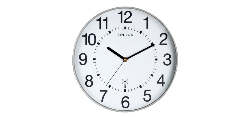 Orologio da parete Wave - diametro 30 cm - bianco - Unilux