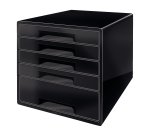 Cassettiera Drawer Cabinet Cube 5 - 28,7 x 27 x 36,3 cm - nero - Leitz