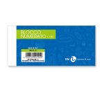 Blocco numerato (1/100) - colori assortiti - 13 x 6 cm - BM