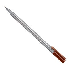 Penna Fineliner triplus - tratto 0,30mm - marrone Van Dyke - Staedtler
