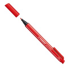 Pennarello PointMax punta feltro - punta 0,80mm - rosso - Stabilo