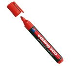 Marcatore permanente 300 - punta conica - da 1,5 a 3 mm - rosso - Edding