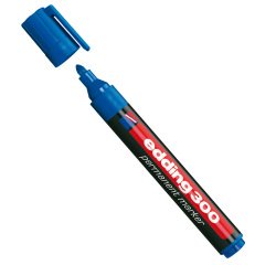 Marcatore permanente 300 - punta conica - da 1,5 a 3 mm - blu - Edding