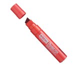 Marcatore permanente N50XL - punta scalpello - rosso - Pentel