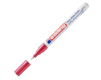 Marcatore permanente a vernice 780 - punta tonda extra fine - 0,8 mm - rosso  - Edding