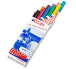 Marcatore permanente a vernice 751 - punta tonda fine - da 1 a 2 mm - Edding - astuccio 10 pezzi
