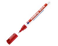 Marcatore permanente 404  - punta tonda extra fine  - 0,75 mm - rosso - Edding