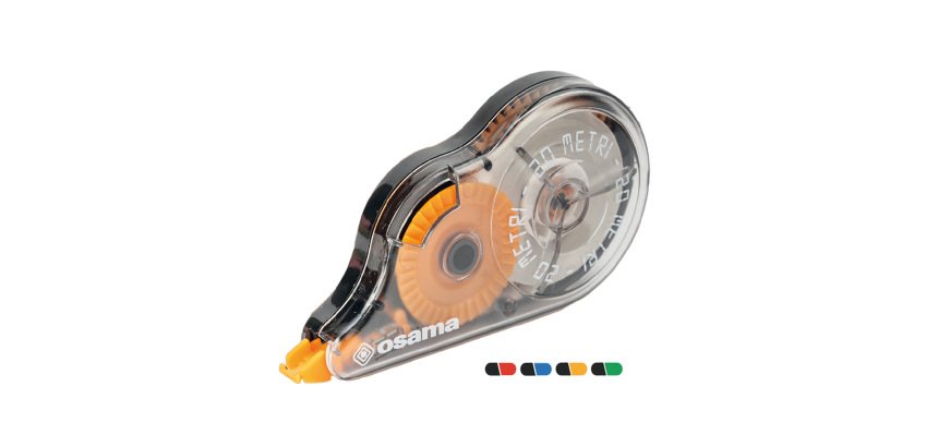 Correttore a nastro 20 Metri - 5 mm x 20 m - involucro colori assortiti - Osama