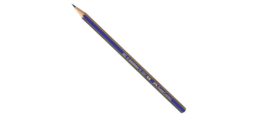 Matita in grafite Goldfaber 1221 - esagonale - gradazione F - Faber-Castell