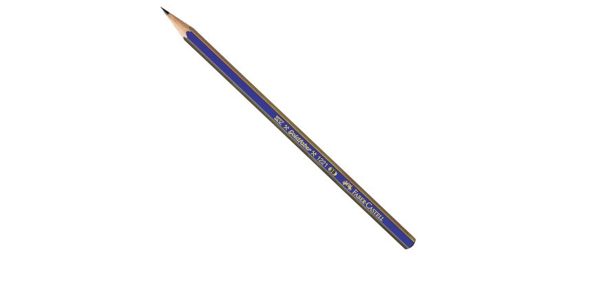 Matita in grafite Goldfaber 1221 - esagonale - gradazione 3B - Faber-Castell