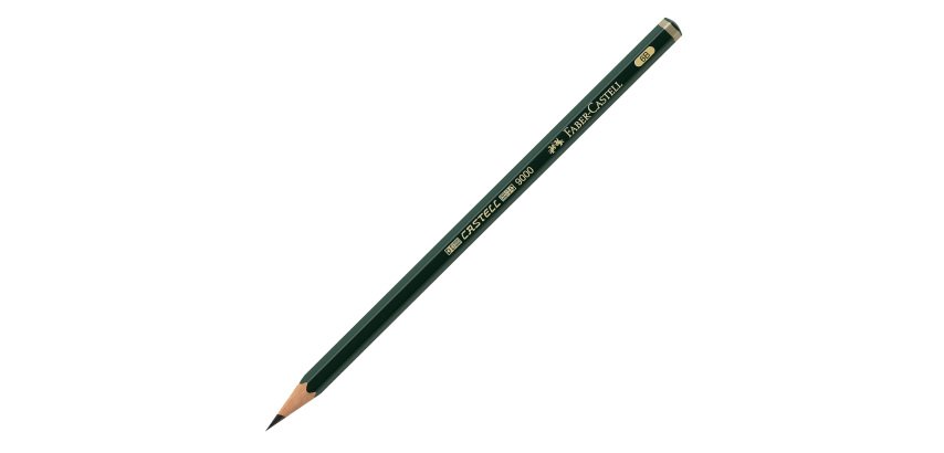 Matita in grafite Castell 9000 - gradazione 6B - esagonale - Faber-Castell