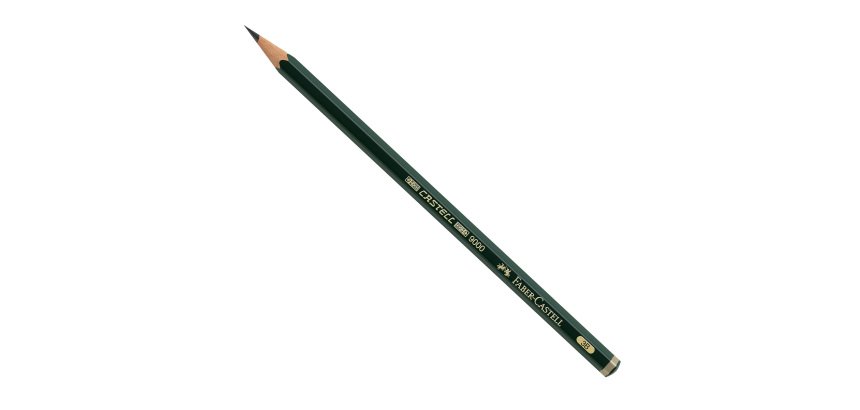 Matita in grafite Castell 9000 - gradazione 3B - esagonale - Faber-Castell