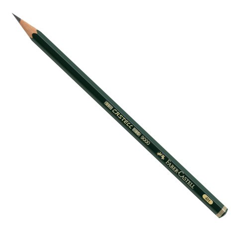 Matita in grafite Castell 9000 - gradazione 4H - esagonale - Faber-Castell
