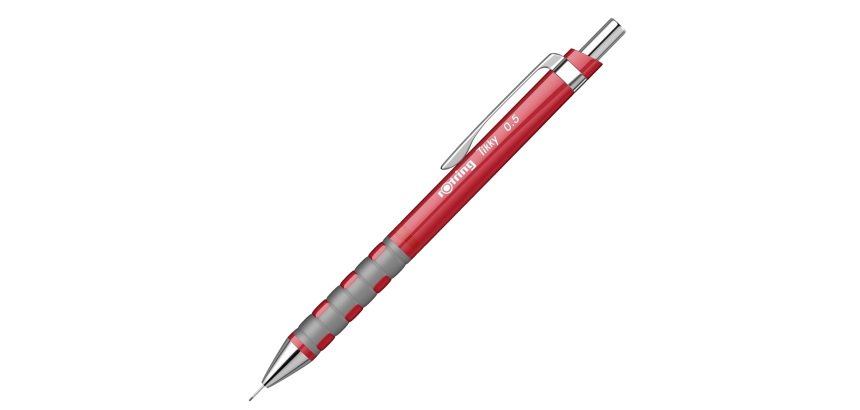 Portamine Tikky - mina 0,5mm - fusto rosso - Rotring
