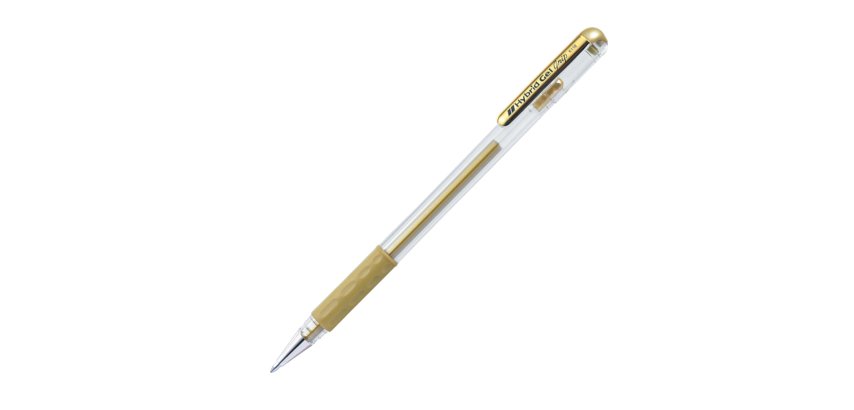 Roller gel Hybrid Grip - punta 0,8mm - oro  - Pentel