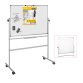 Lavagna magnetica girevole Professional - 90 x 120 cm - bianco - Bi-Office